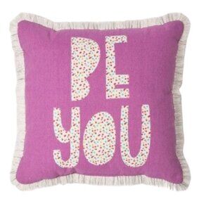 Accent Throw Pillow | Be You | Purple